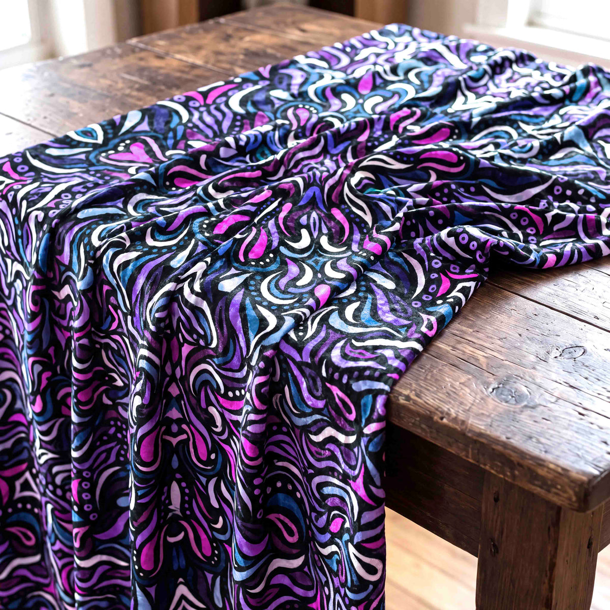 Kaleidoscopic Mosaic Fabric