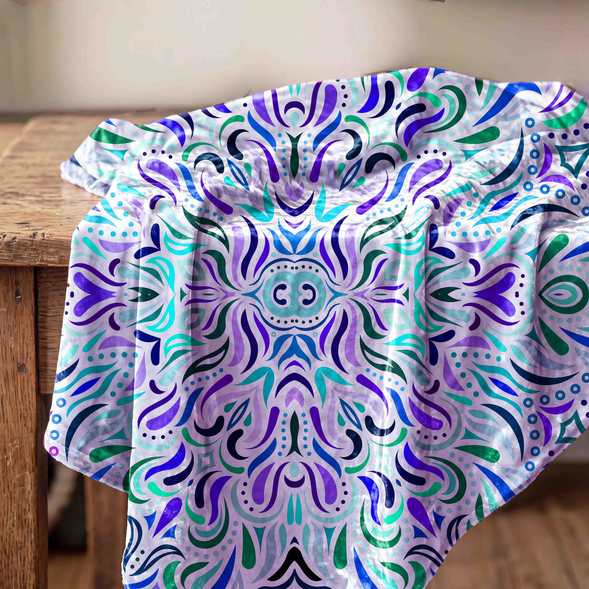 Kaleidoscopic Mosaic Fabric