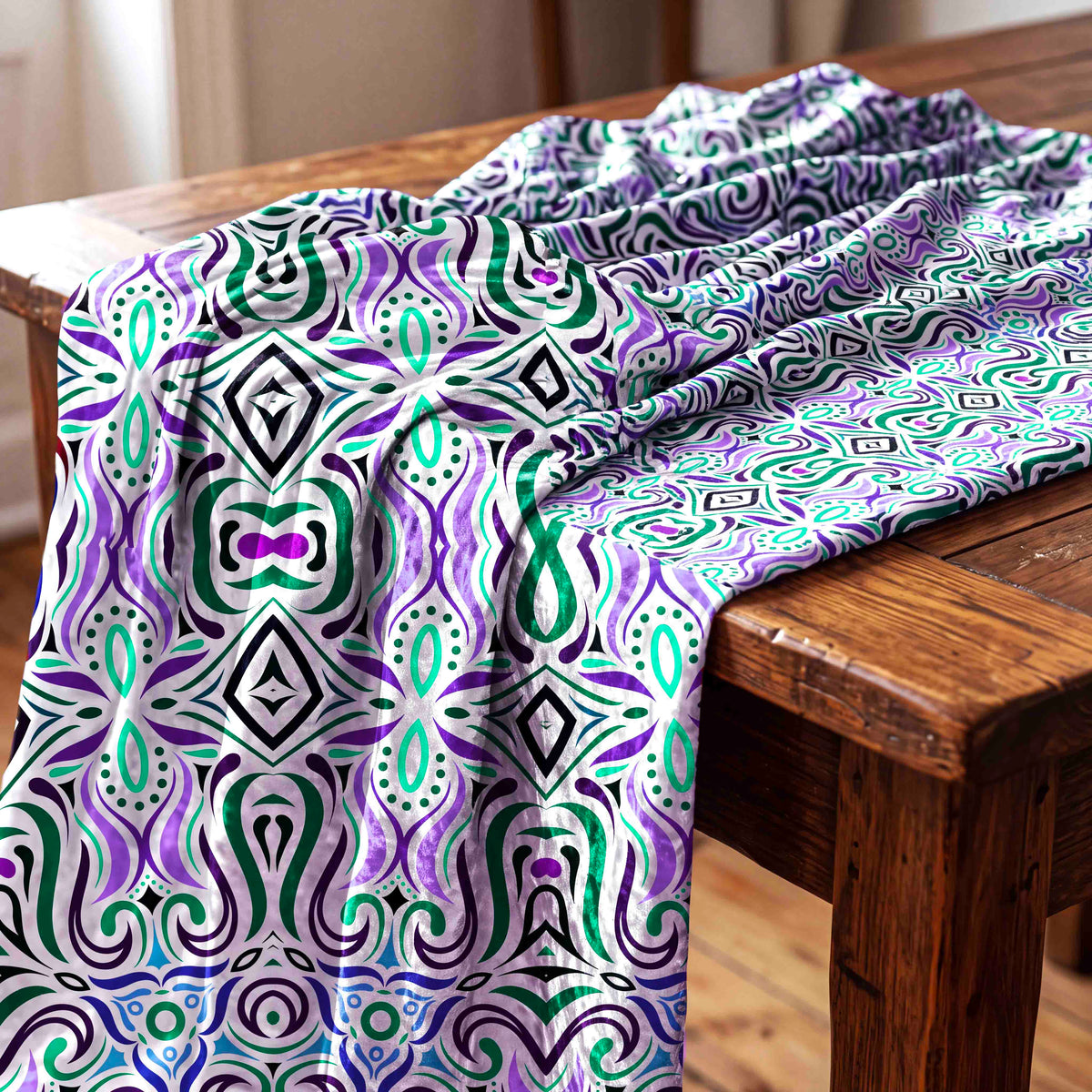 Kaleidoscopic Mosaic Fabric