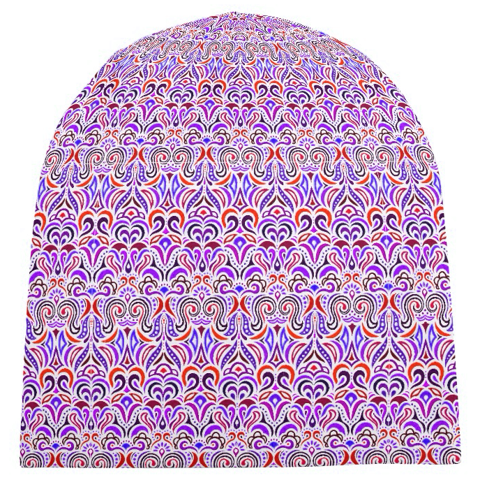 Pink - Purple - Red Velvet Hat