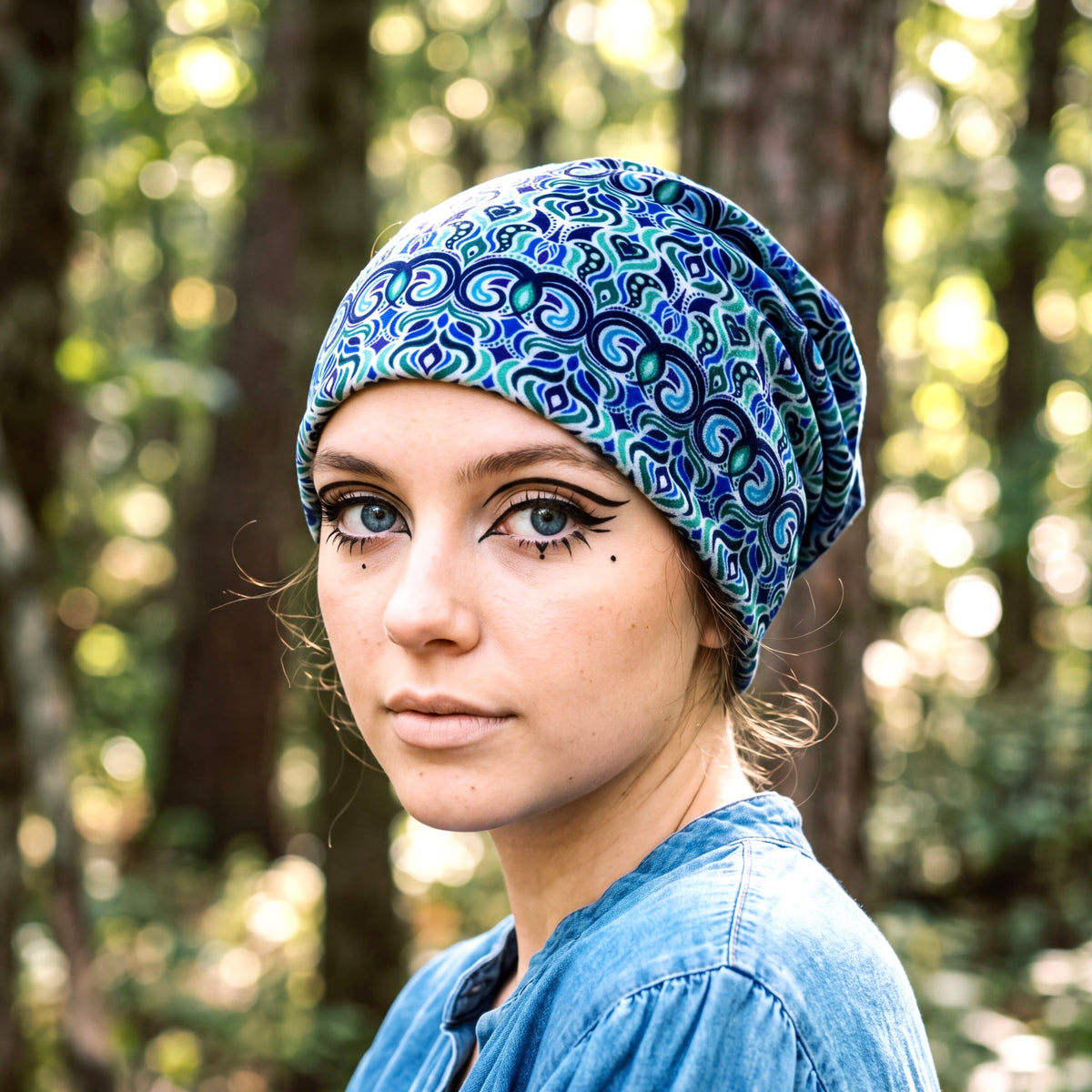 Mosaic Velvet Hat