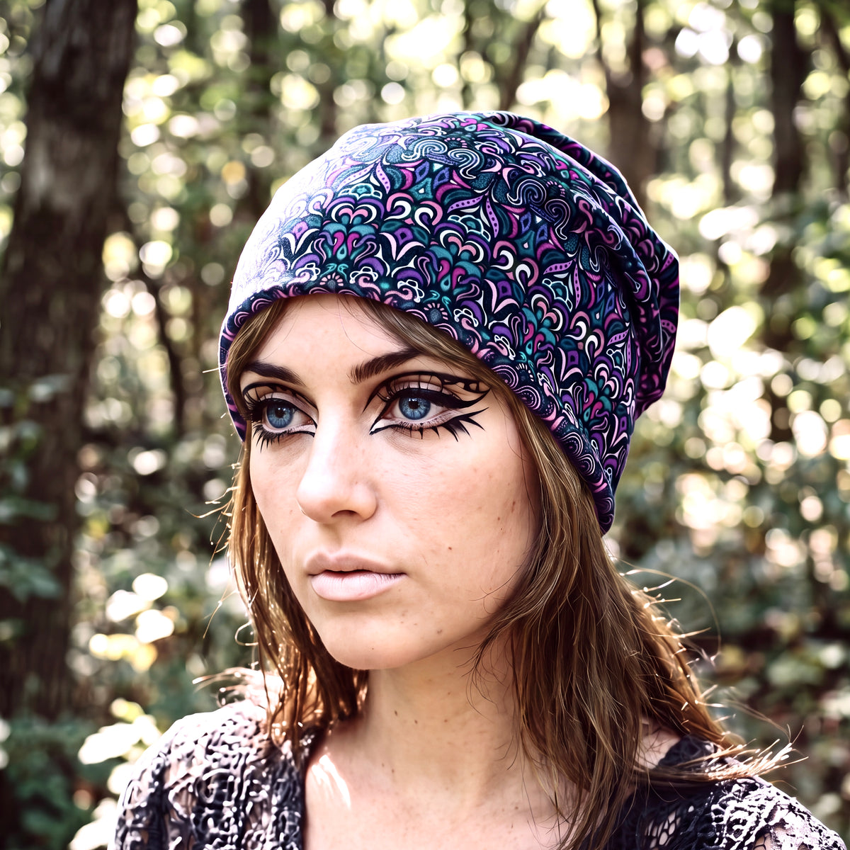 Mosaic Velvet Hat