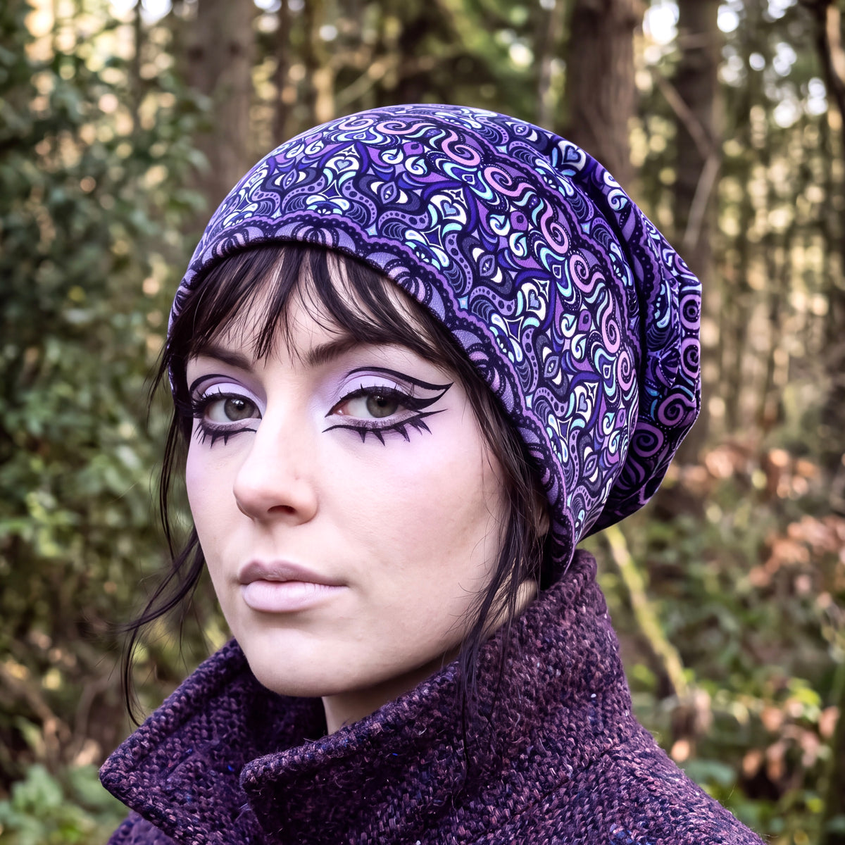 Mosaic Velvet Hat