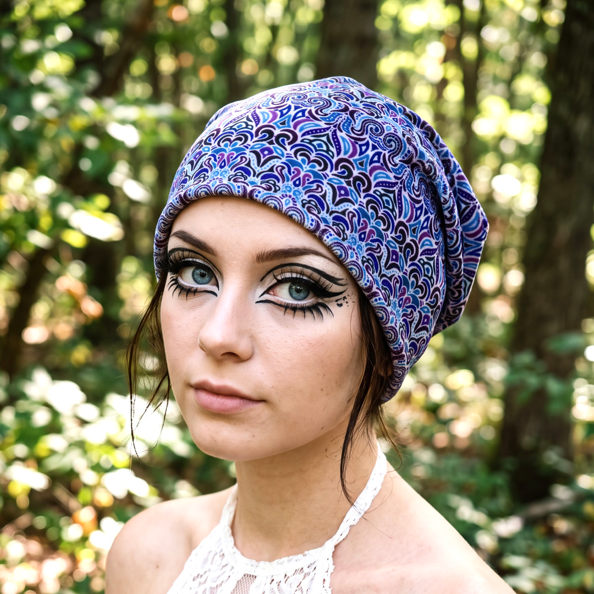 Mosaic Velvet Hat