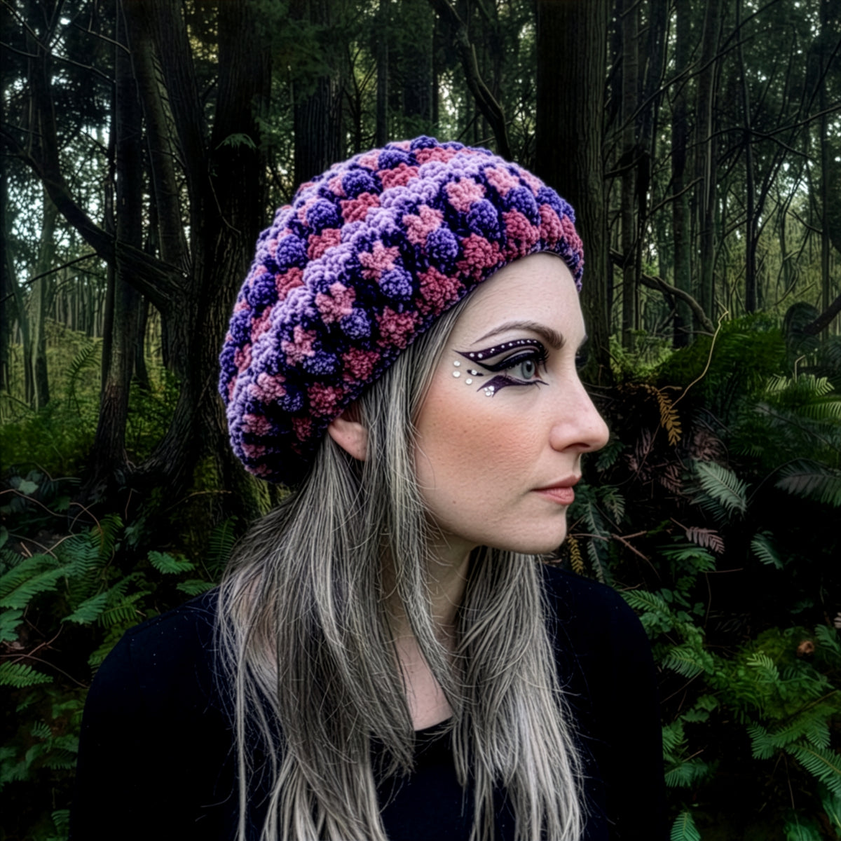 Lazy Days Velvet Beret Hat