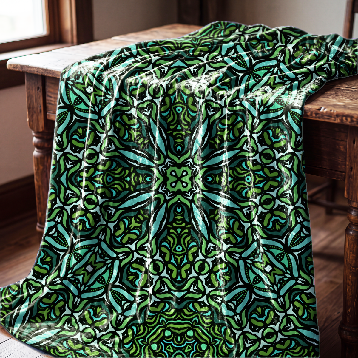 Floral Mosaic Fabric