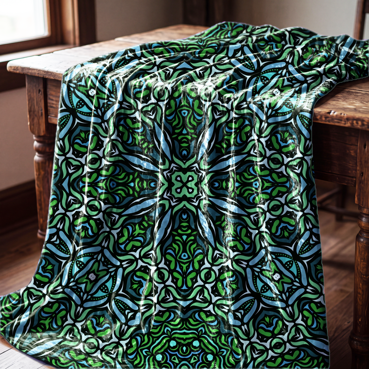 Floral Mosaic Fabric