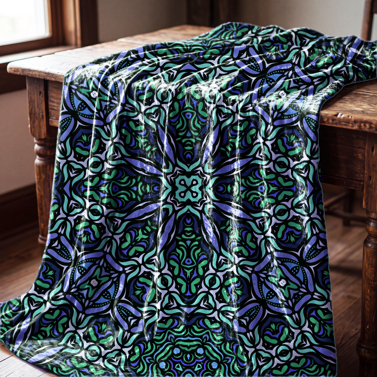 Floral Mosaic Fabric
