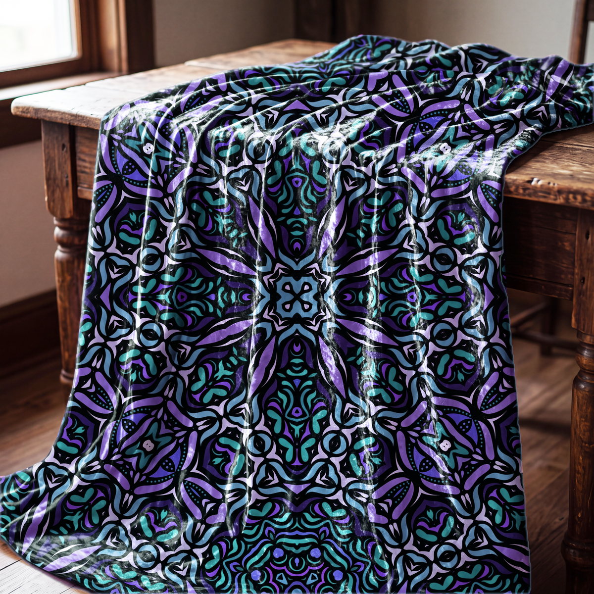 Floral Mosaic Fabric