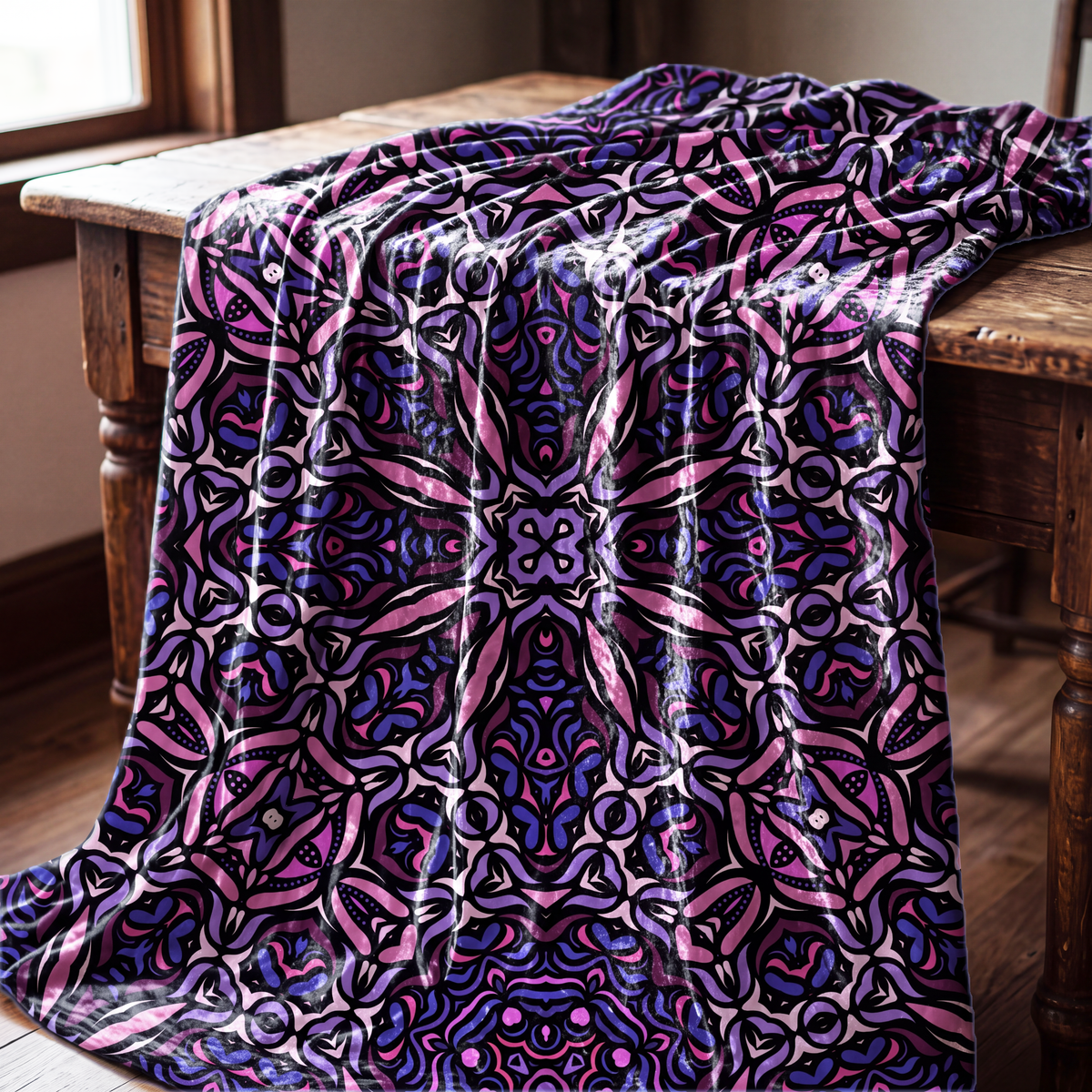 Floral Mosaic Fabric