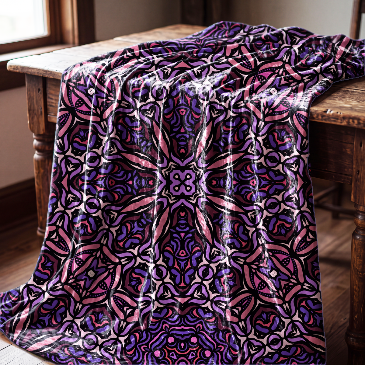 Floral Mosaic Fabric