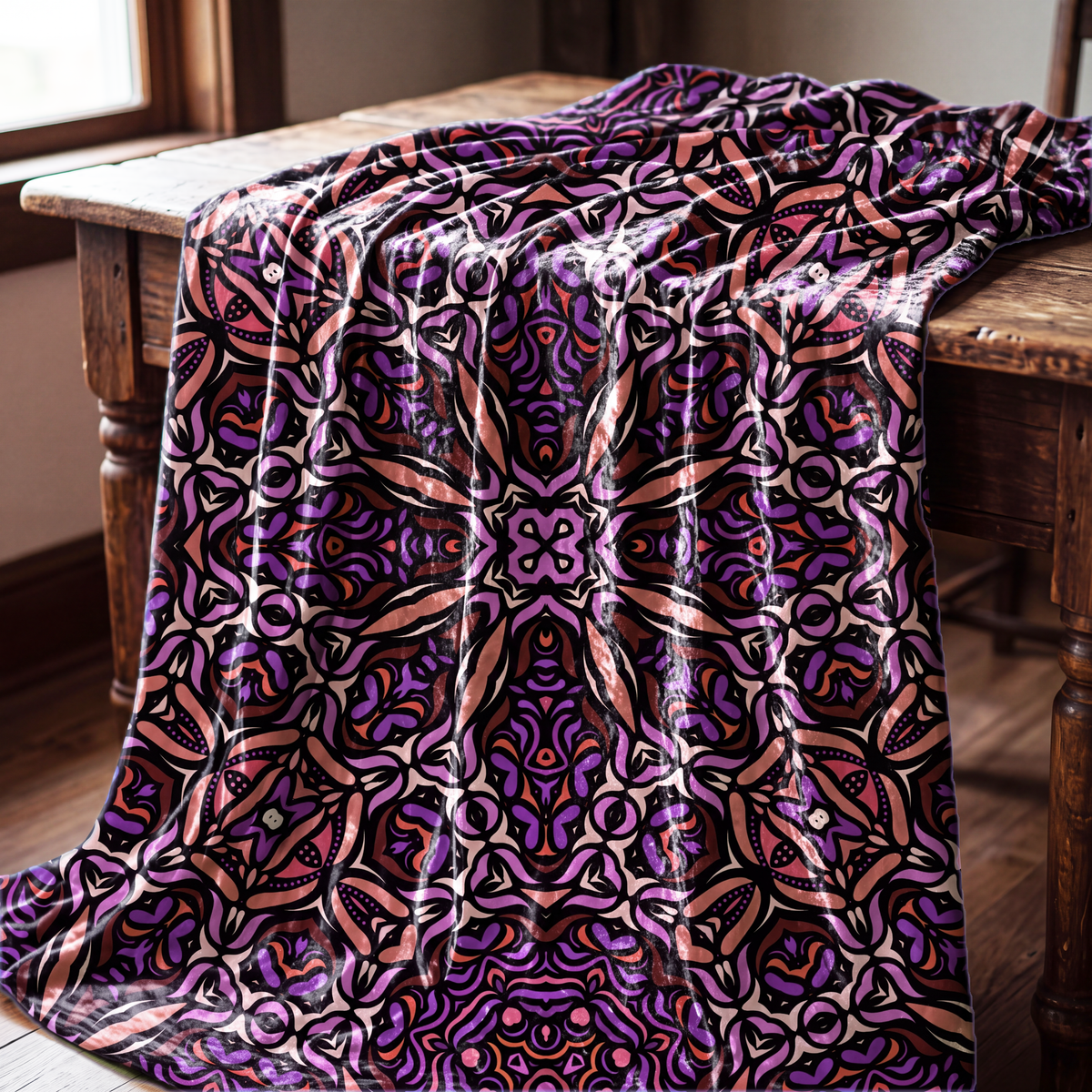 Floral Mosaic Fabric