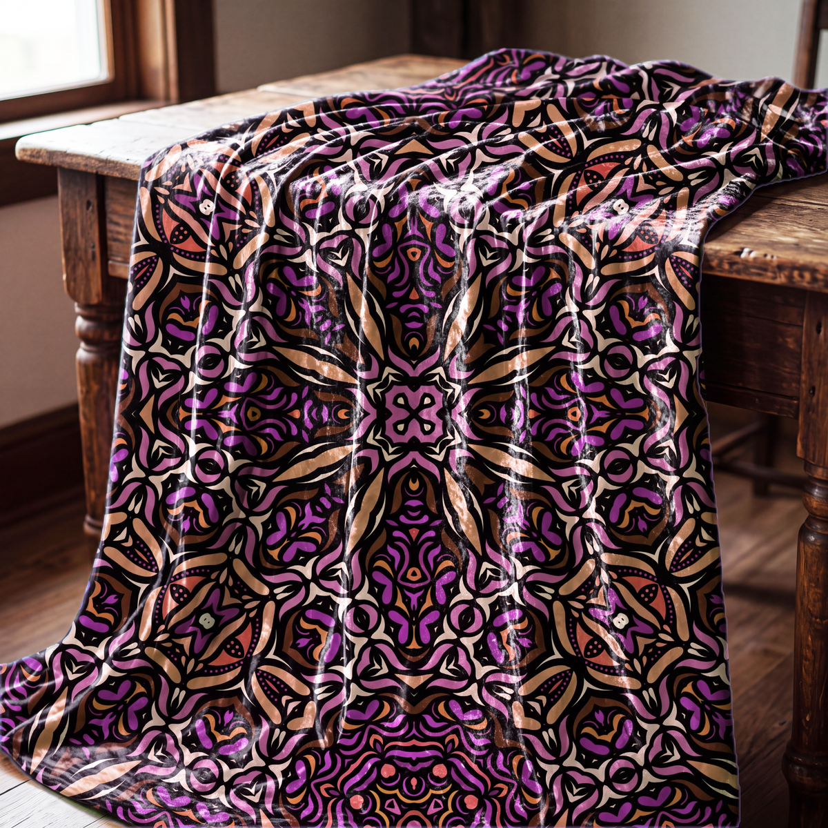 Floral Mosaic Fabric