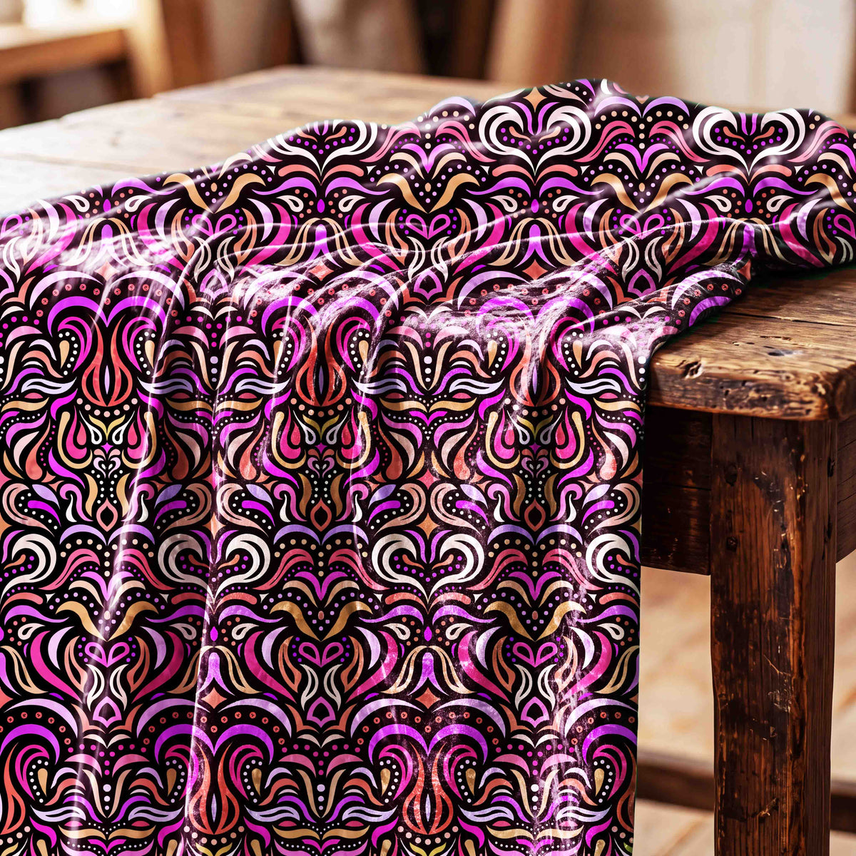 Striped Mosaic Fabric