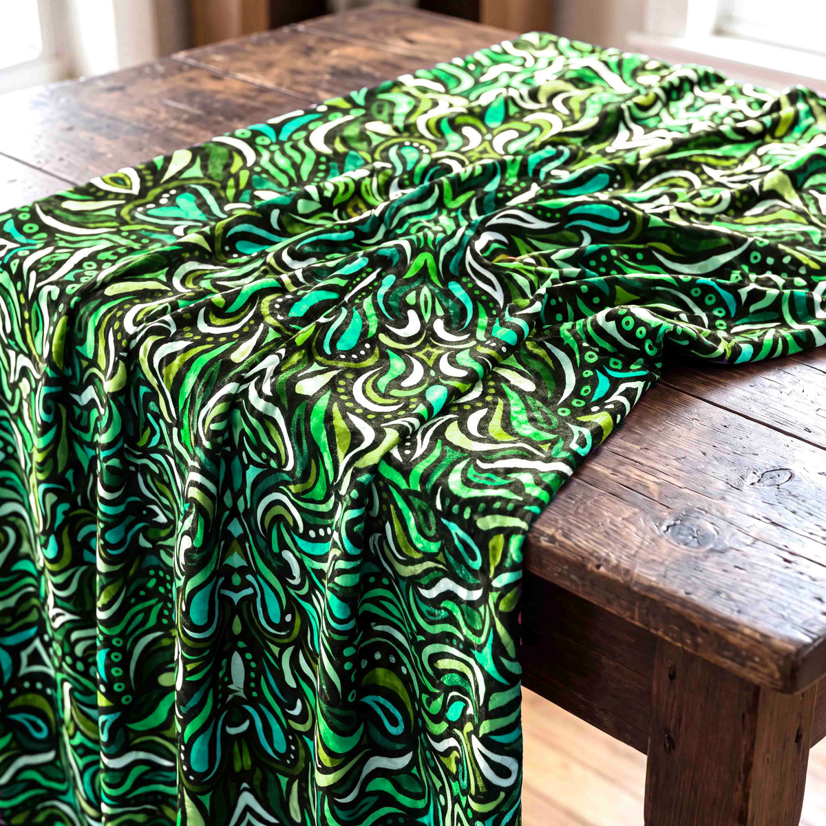 Kaleidoscopic Mosaic Fabric