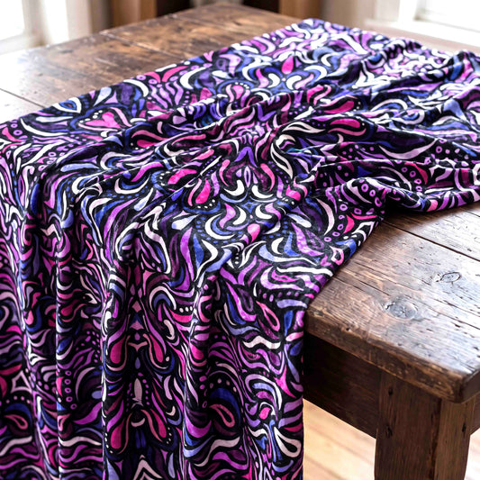 Kaleidoscopic Mosaic Fabric