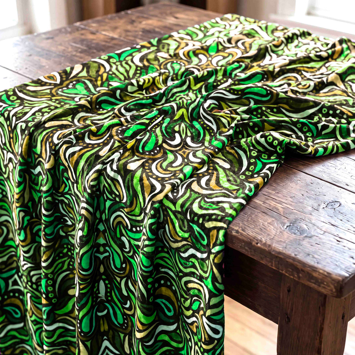 Kaleidoscopic Mosaic Fabric