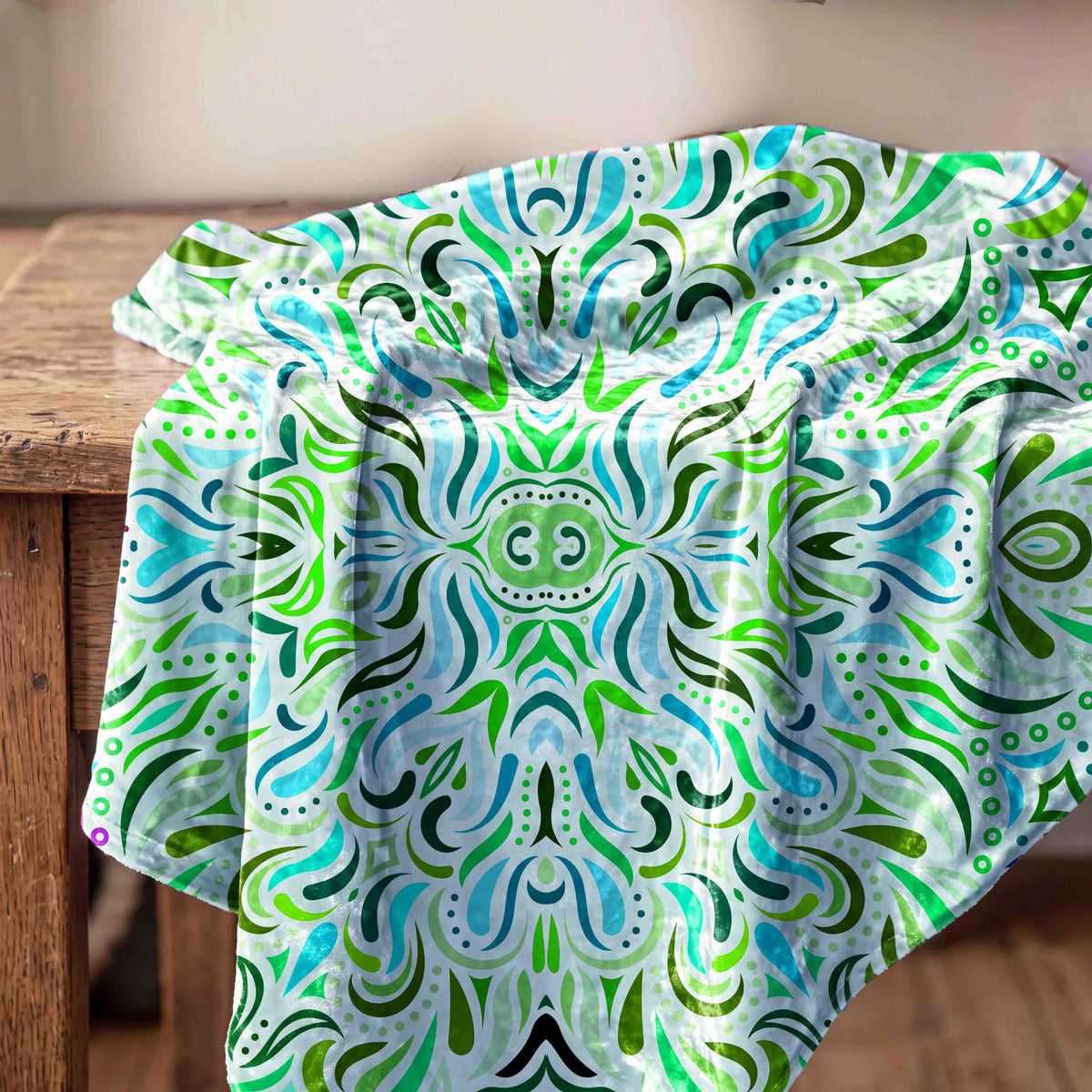 Kaleidoscopic Mosaic Fabric