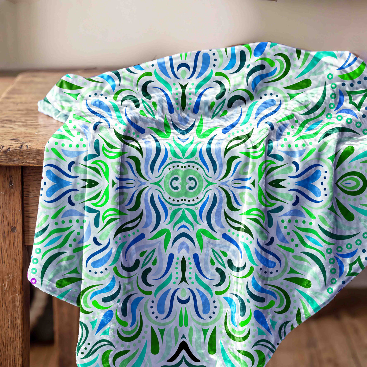 Kaleidoscopic Mosaic Fabric
