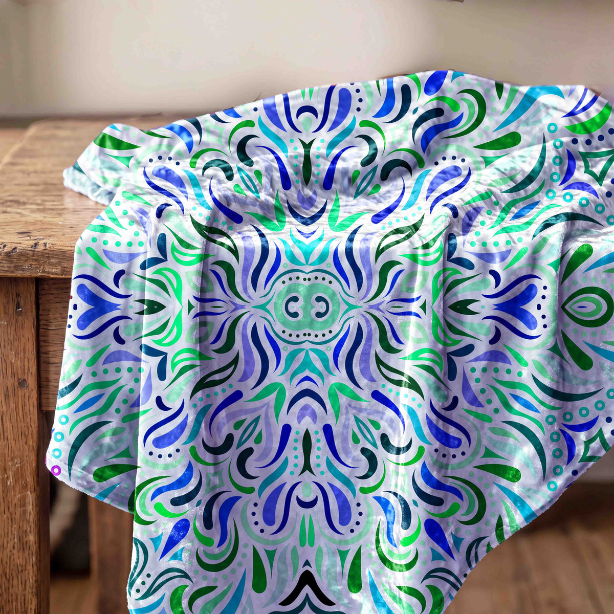 Kaleidoscopic Mosaic Fabric