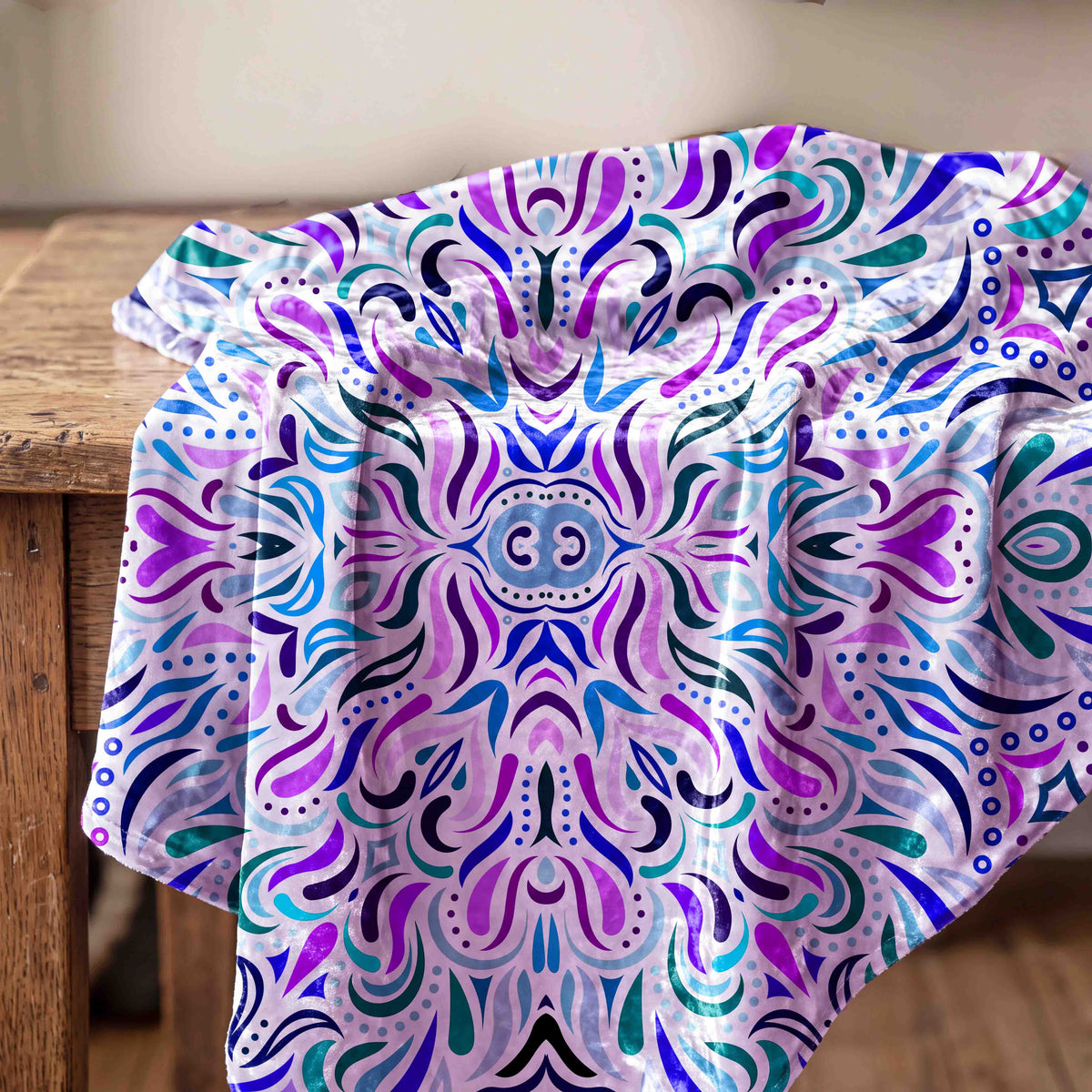 Kaleidoscopic Mosaic Fabric