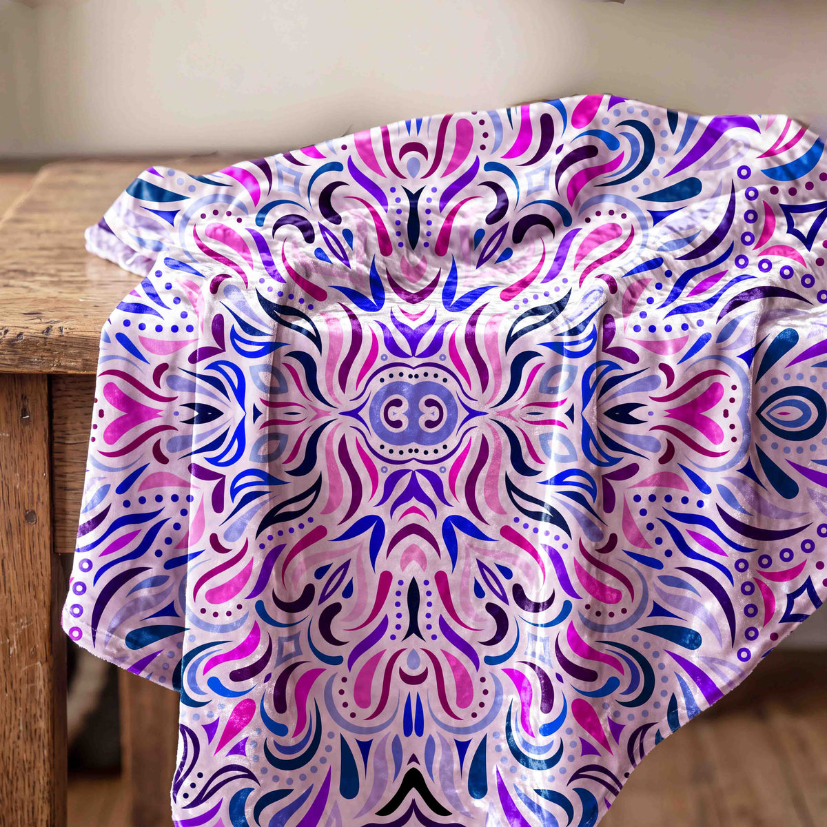 Kaleidoscopic Mosaic Fabric
