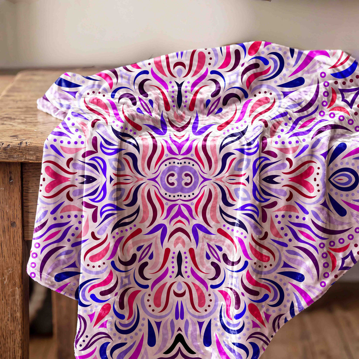Kaleidoscopic Mosaic Fabric