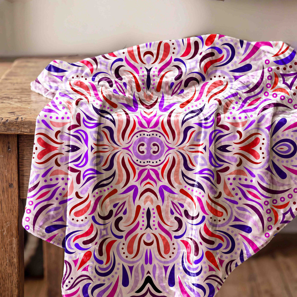 Kaleidoscopic Mosaic Fabric