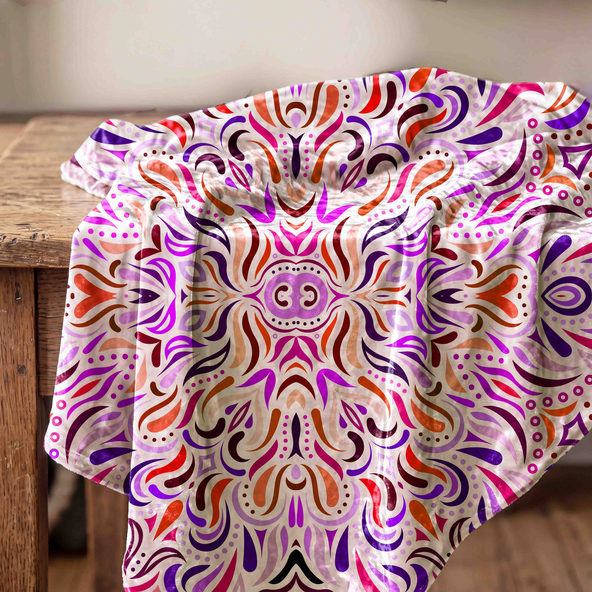 Kaleidoscopic Mosaic Fabric