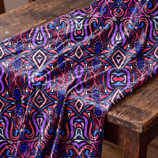 Kaleidoscopic Mosaic Fabric