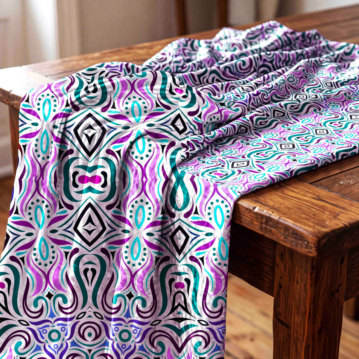 Kaleidoscopic Mosaic Fabric