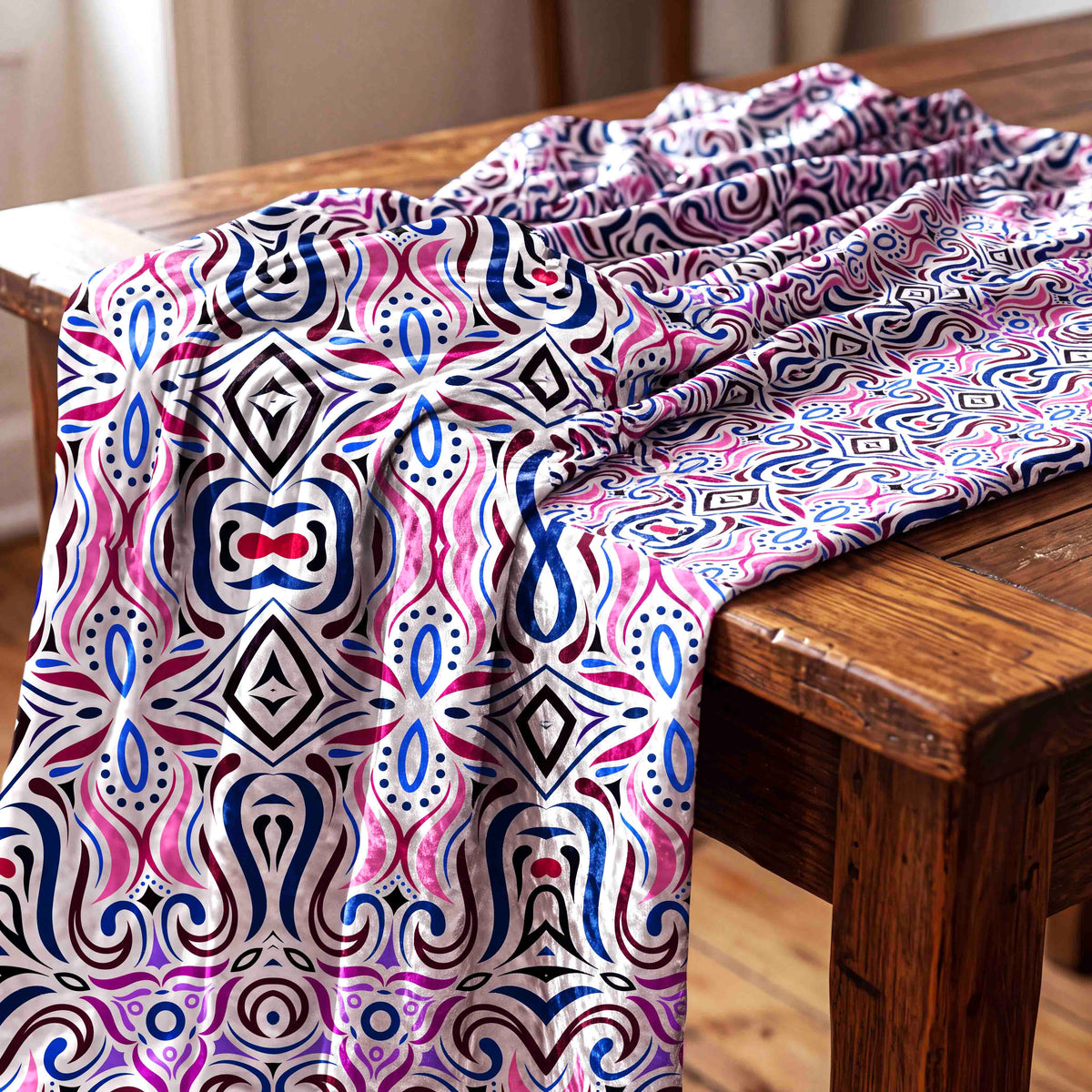 Kaleidoscopic Mosaic Fabric