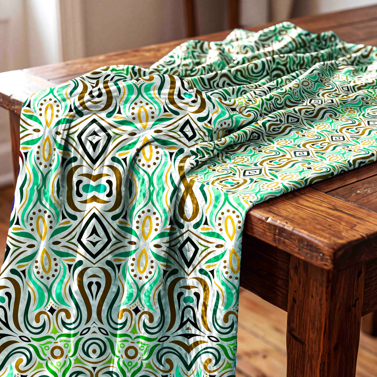 Kaleidoscopic Mosaic Fabric