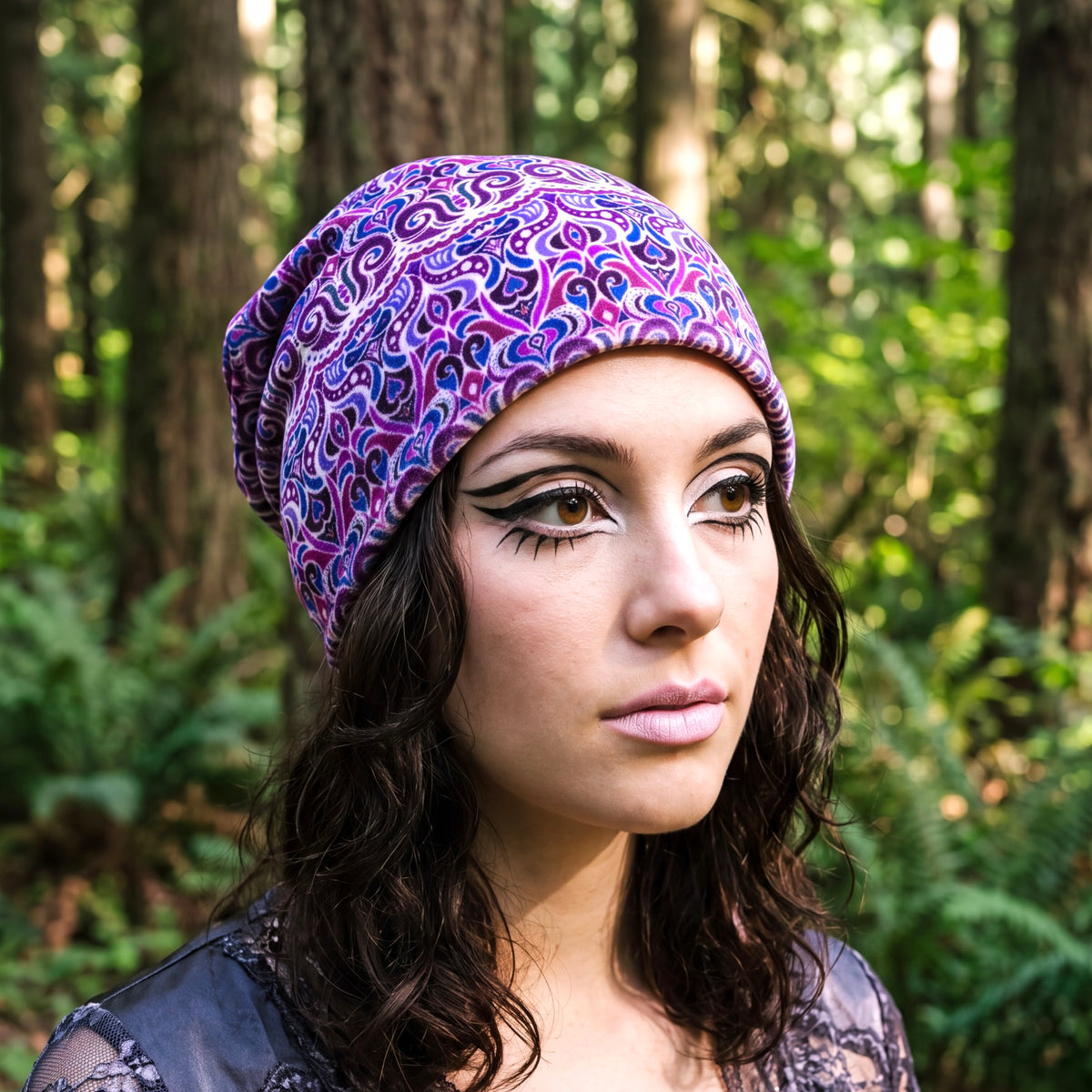 Mosaic Velvet Hat