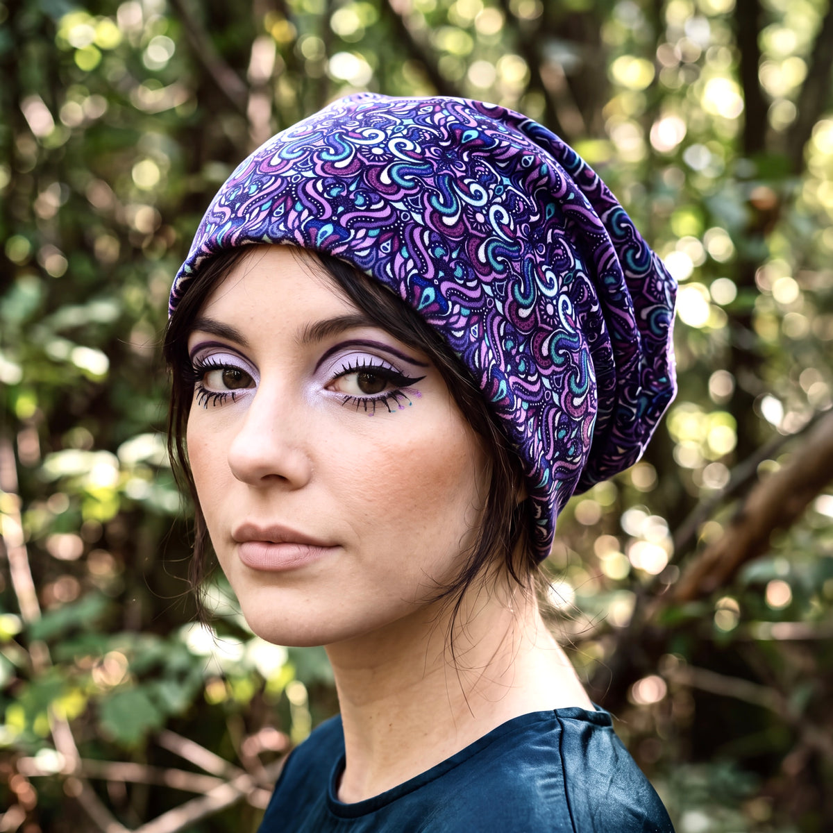 Mosaic Velvet Hat