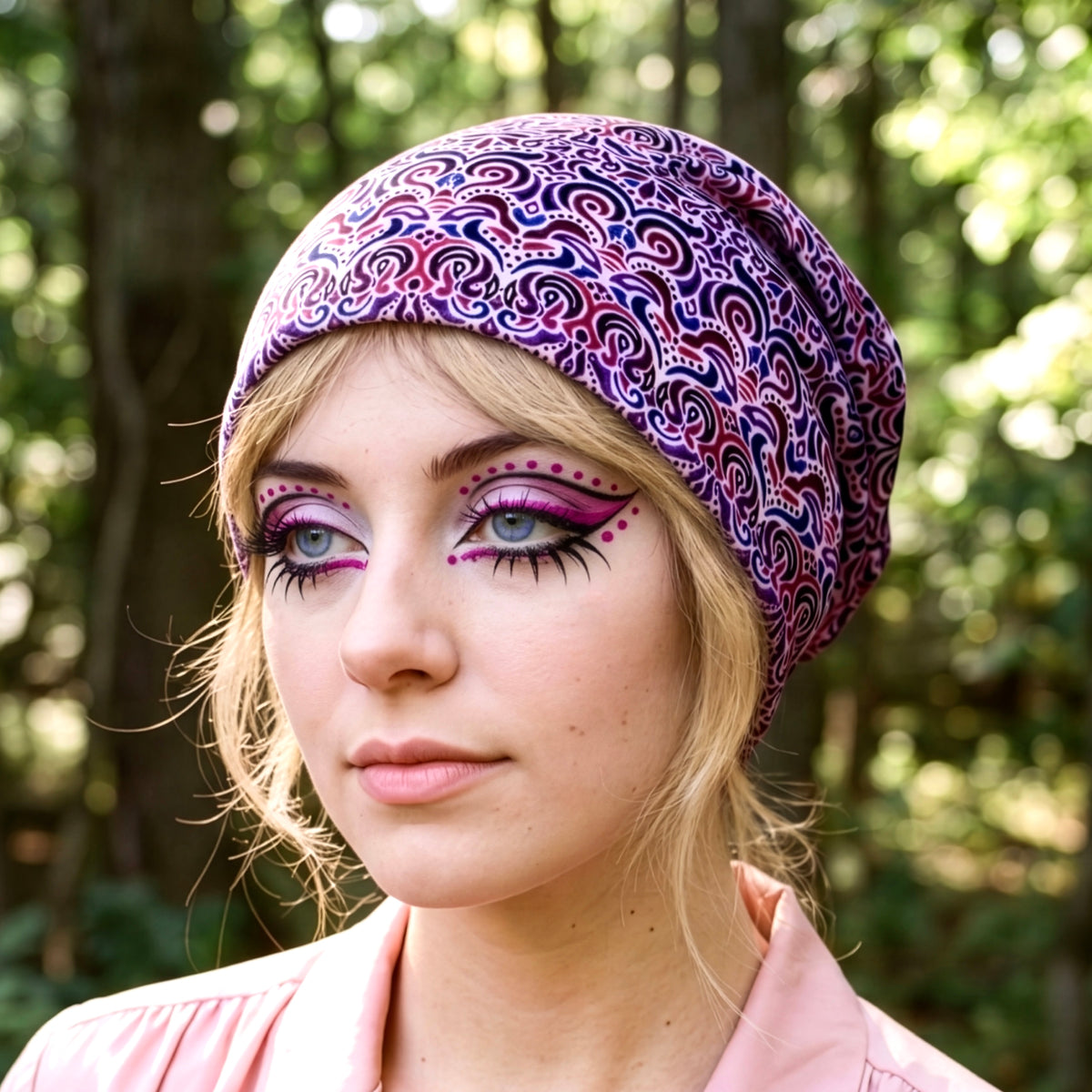 Mosaic Velvet Hat