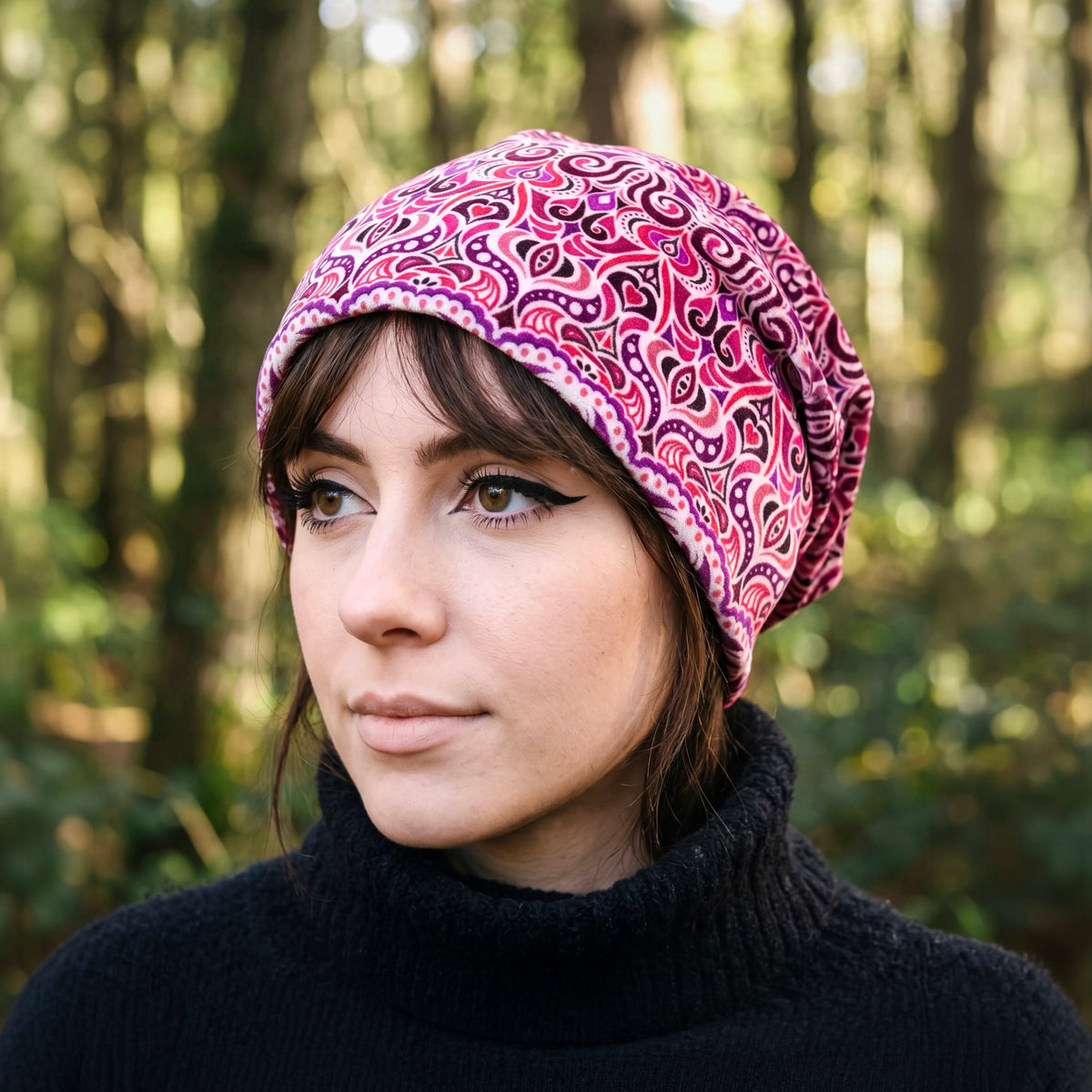 Mosaic Velvet Hat