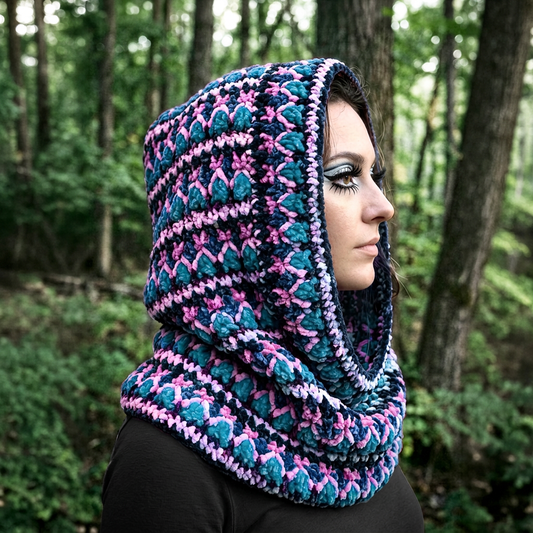 Solace Velvet Hooded Cowl