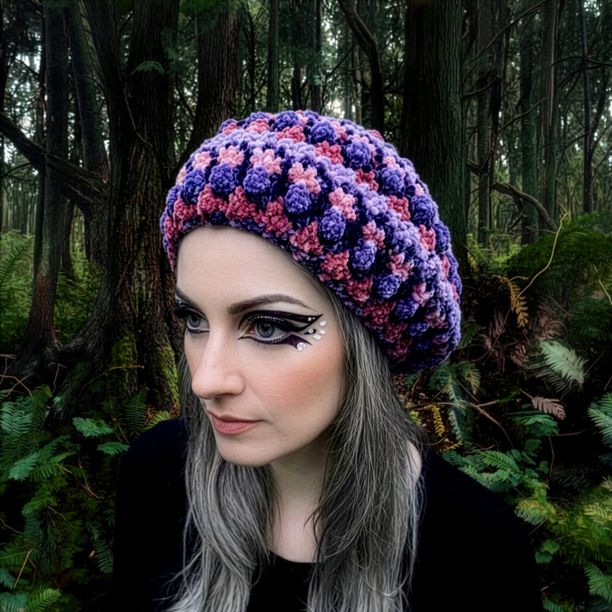 Lazy Days Velvet Beret Hat