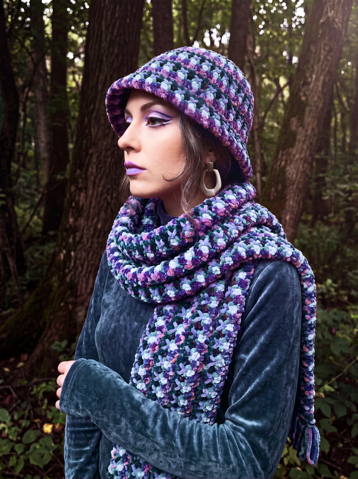 Kit: Honey Bucket Hat and Scarf