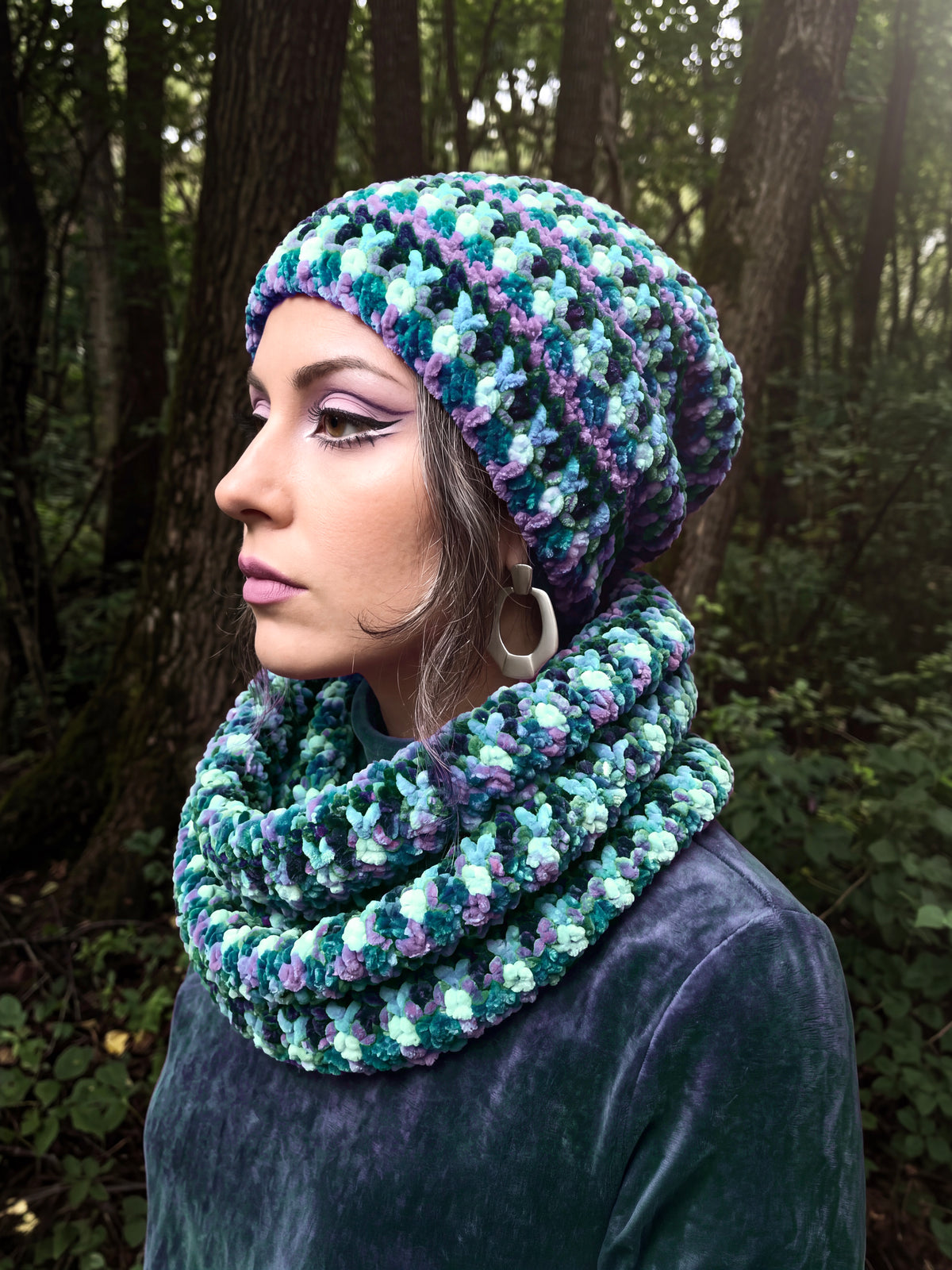 Kit: Honey Beanie Hat and Cowl